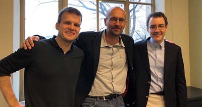 Jonasz Slomka, Aden Forrow and their advisor Jörn Dunkel