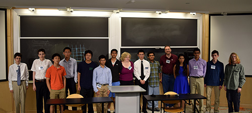 Math students with Prof. Pavel Etingof and Dr. Tanya Khovanova