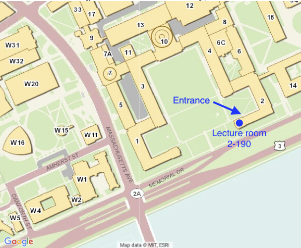 MIT campus map